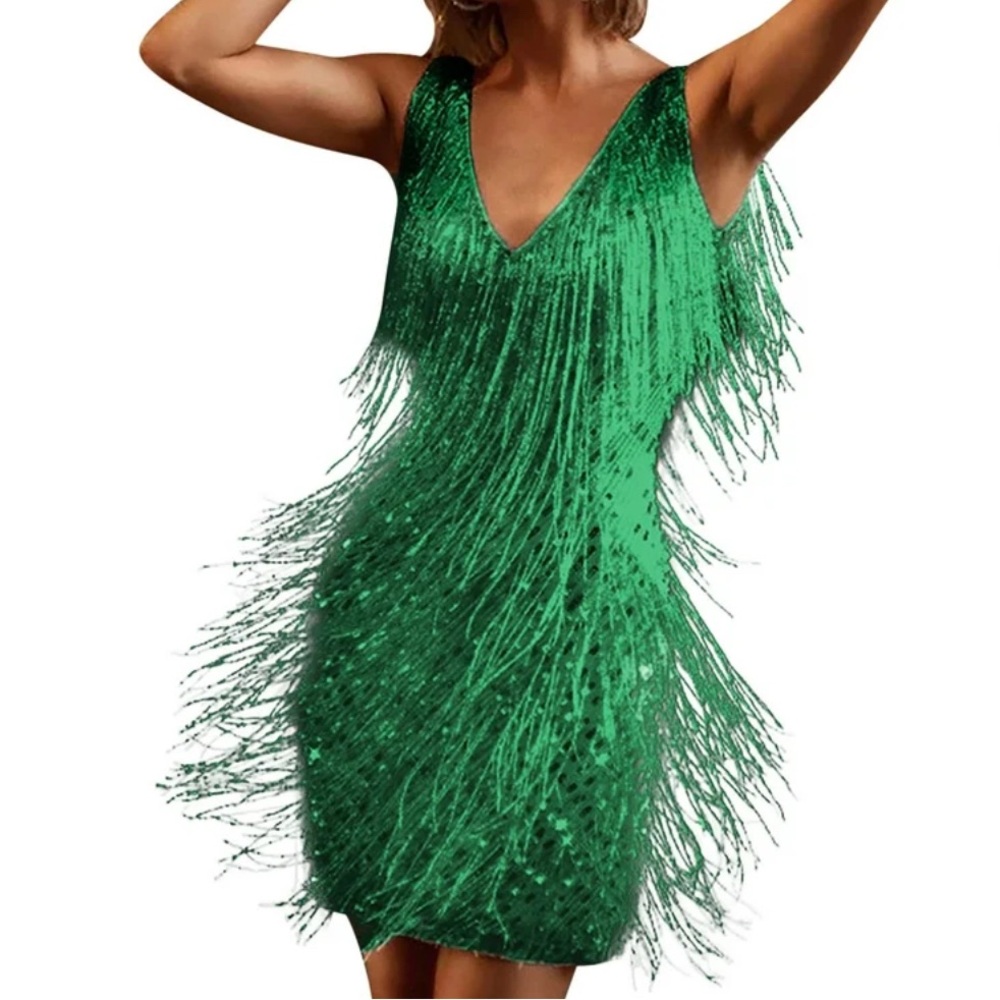 NWOT Fun Fringe Dress